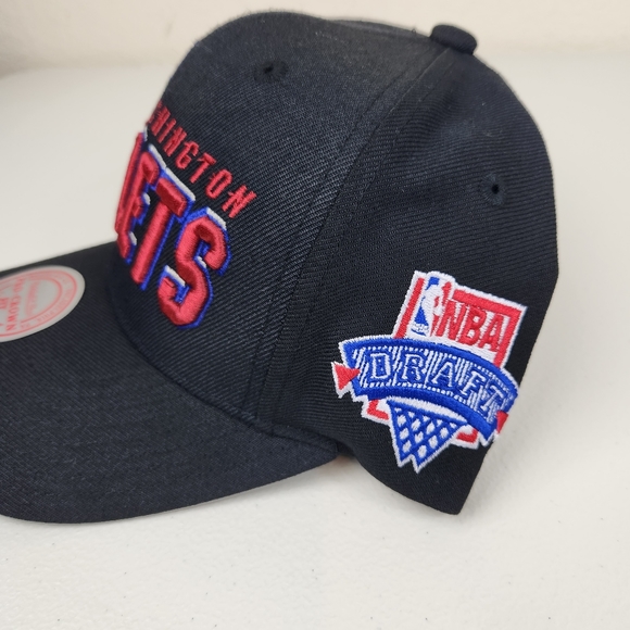 Washington Bullets NBA Draft 1996 Shadow Mitchell & Ness Hat Snapback Cap - Picture 3 of 9